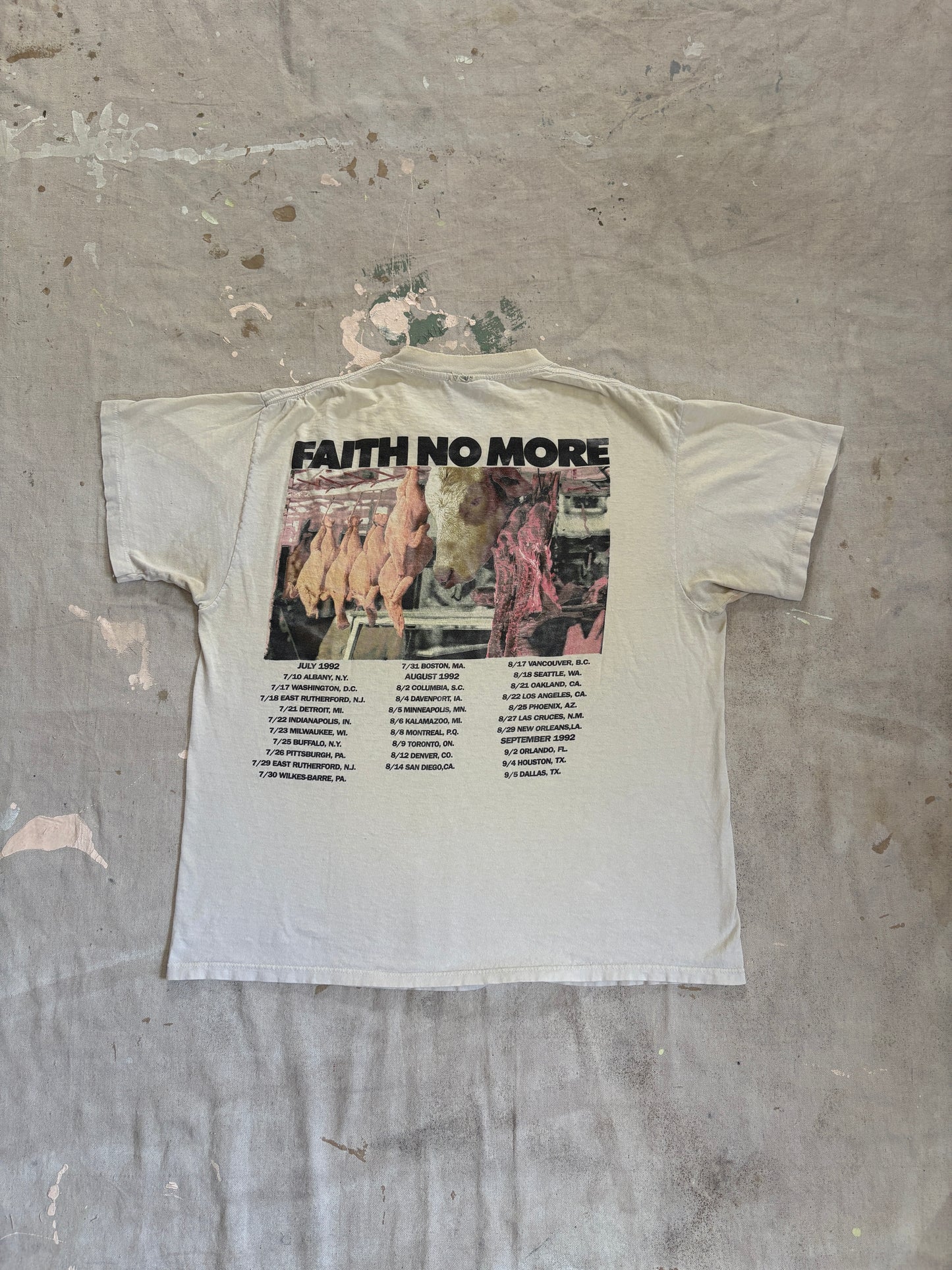 Vintage ‘92 Faith No More Tour Tee