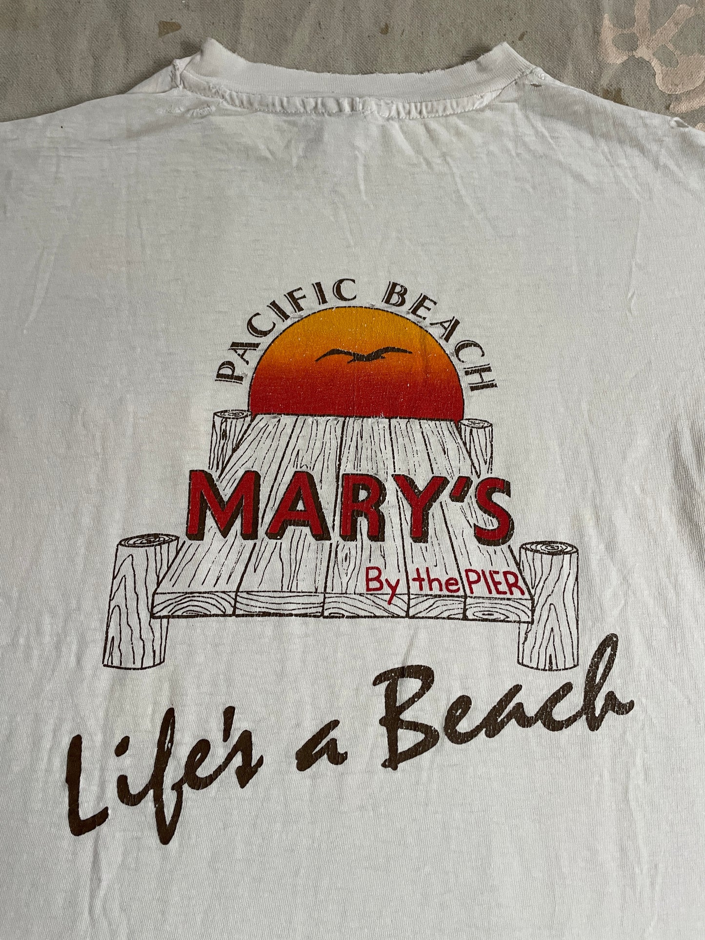 80s Mary’s By The Pier, Pacific Beach Tee