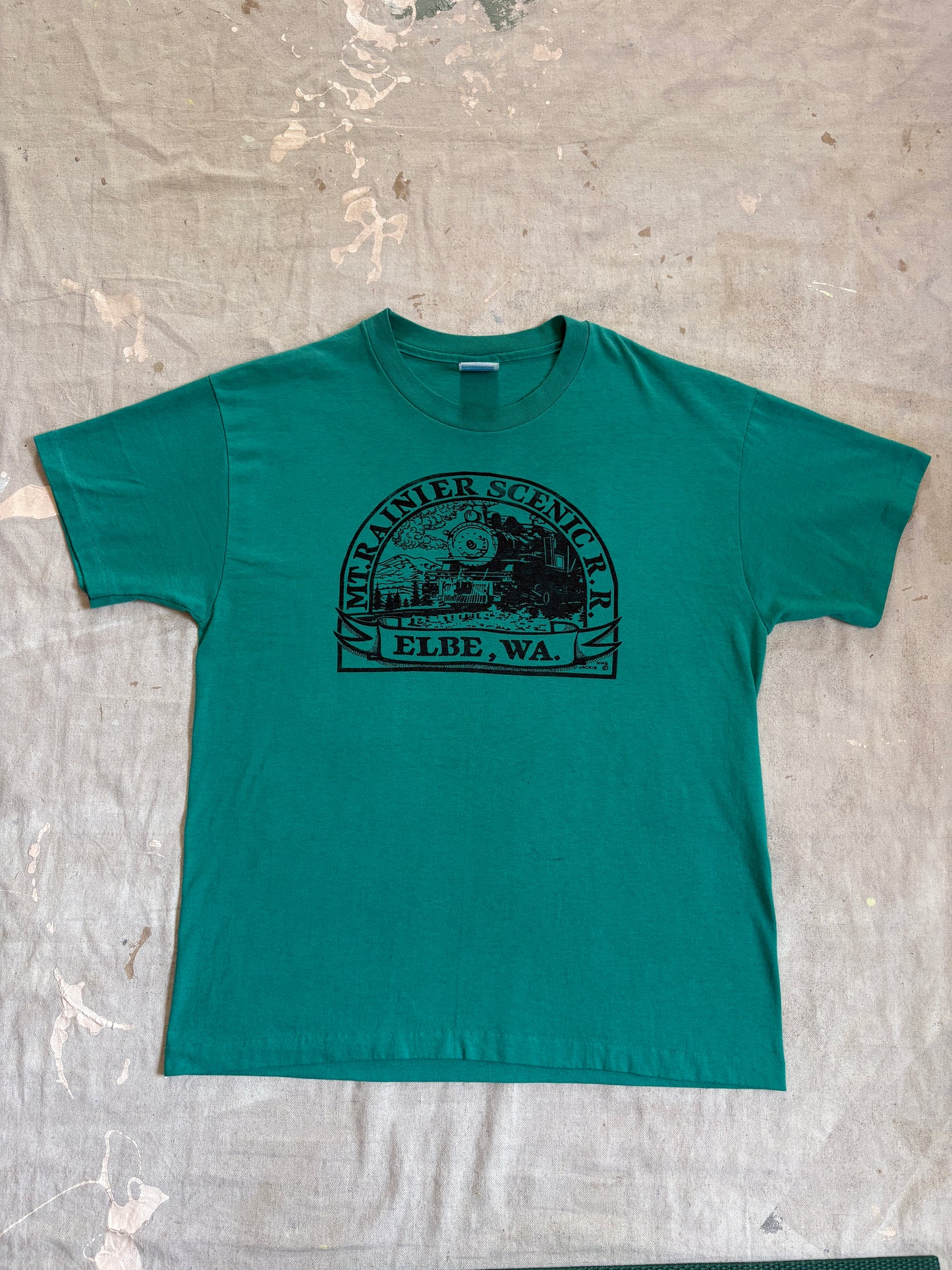 Vintage 90s Mt. Rainier Scenic Railroad Elbe Washington Tee