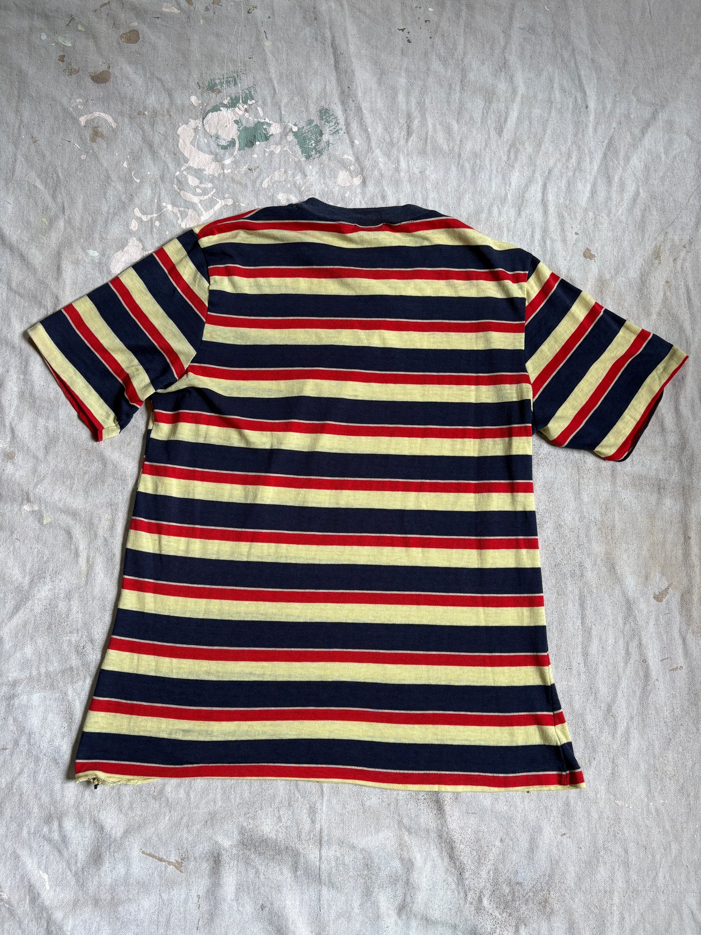 70s Striped Pocket Tee
