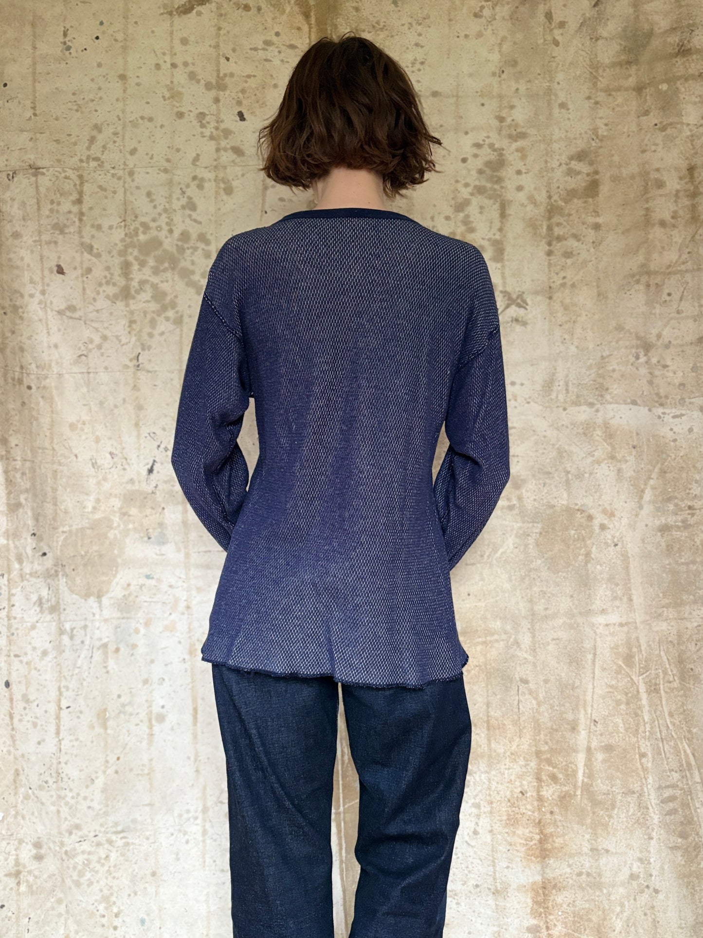 90s Blue Thermal Undershirt