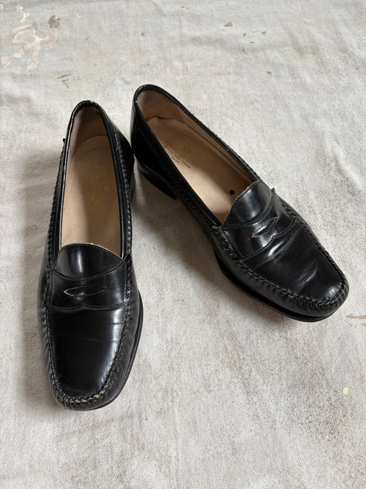80s Stuart McGuire Black loafers