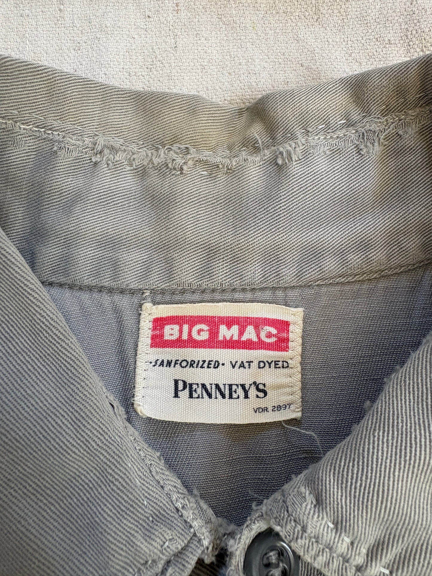 60s Big Mac Grey Work Shirt