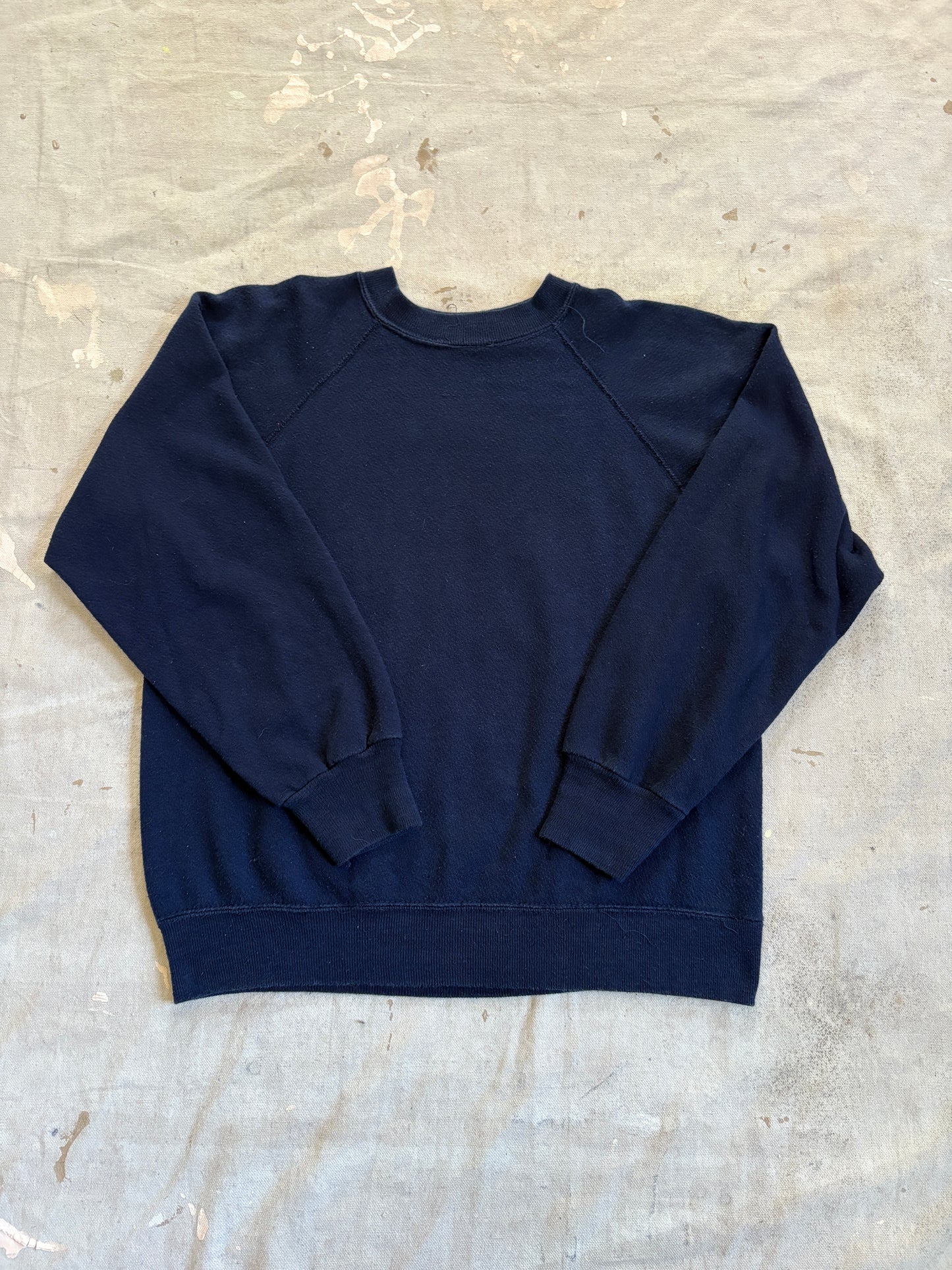 Vintage 80s Skidmore College Flocked Sweatshirt