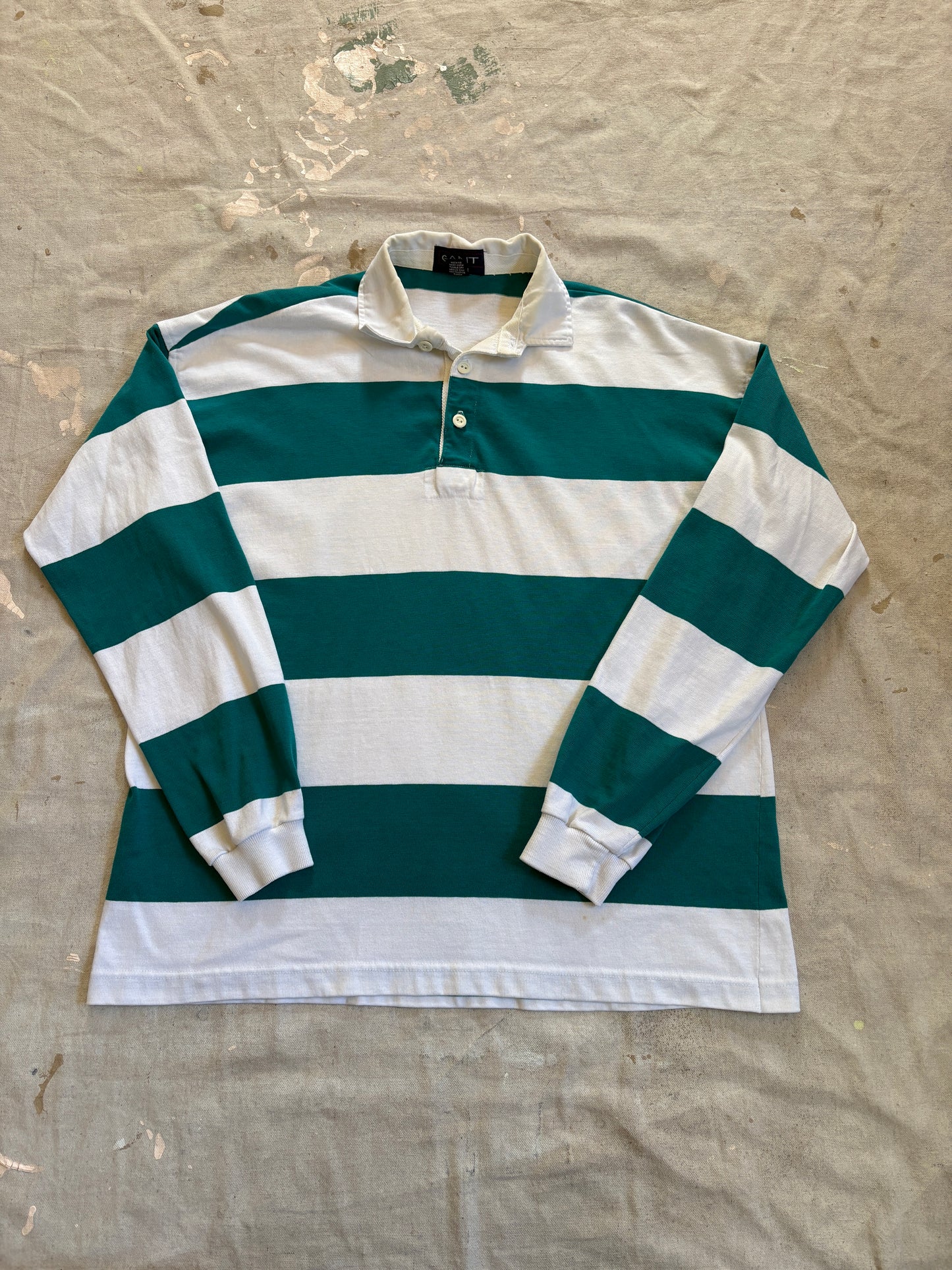 Vintage 90s Striped Rugby Shirt