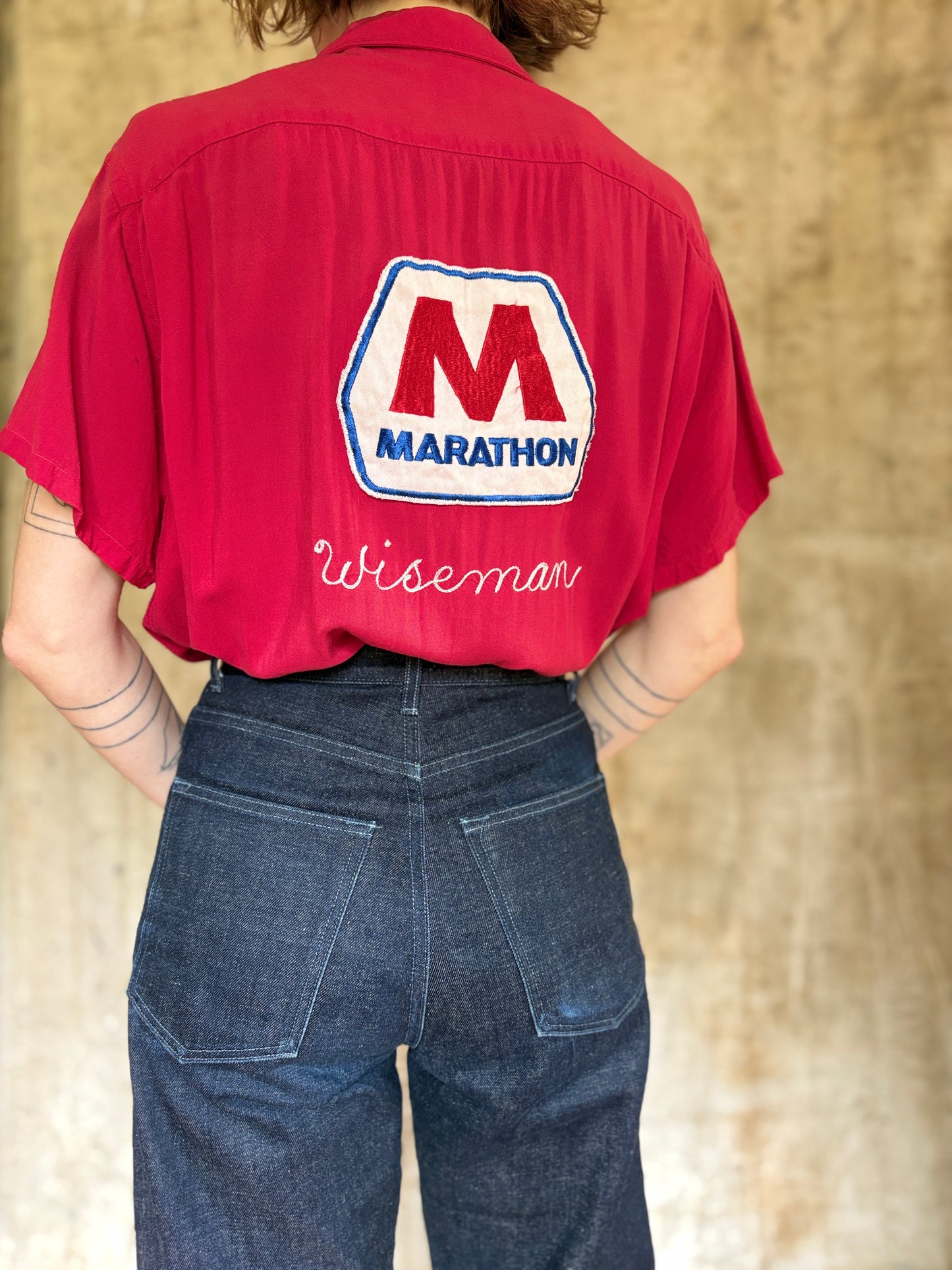 50s Marathon Bowling Shirt