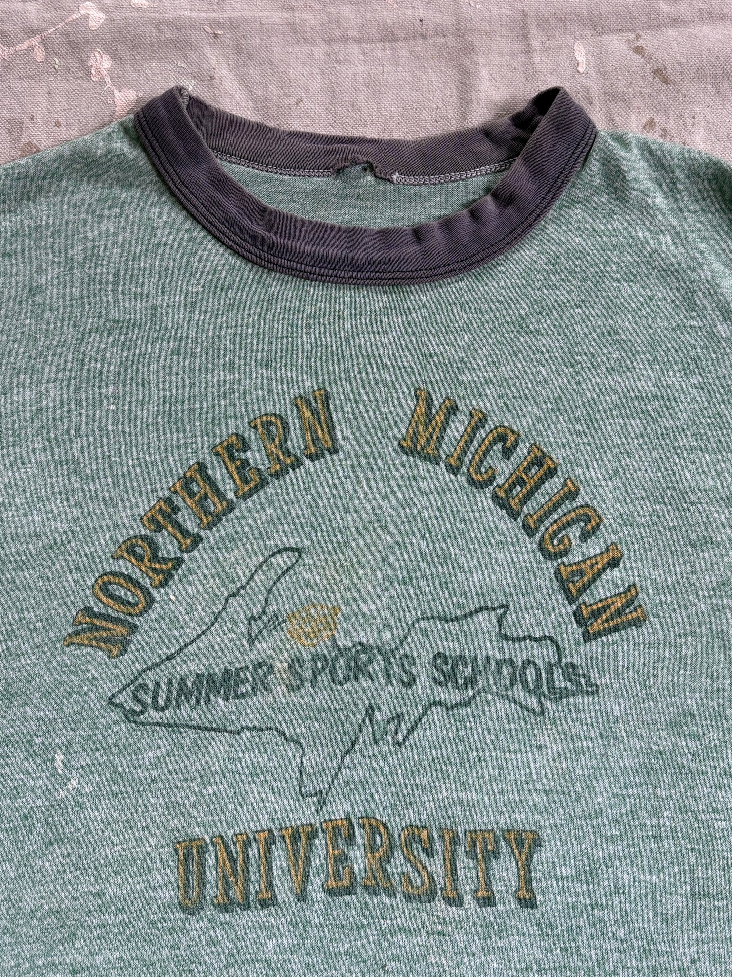80s Northern Michigan University Ringer Tee