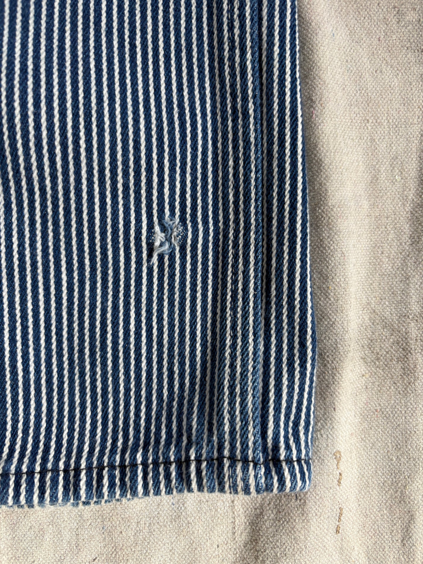 80s/90s Roundhouse Hickory Stripe Overalls