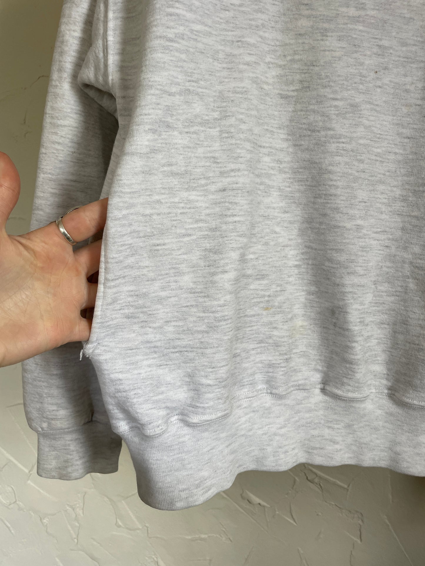 90s Blank Grey Sweatshirt