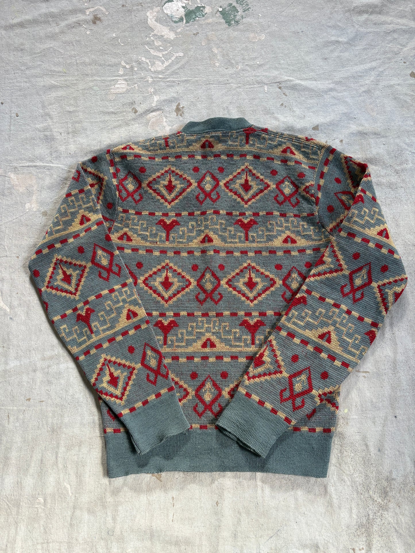 40s/50s Geometric Sweater