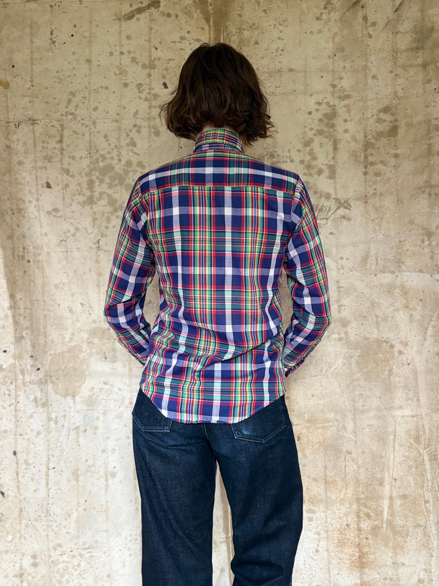 Vintage 80s Levi’s Plaid Button Down Shirt
