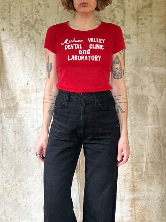 Vintage 70s Auburn Valley Dental Clinic Tee