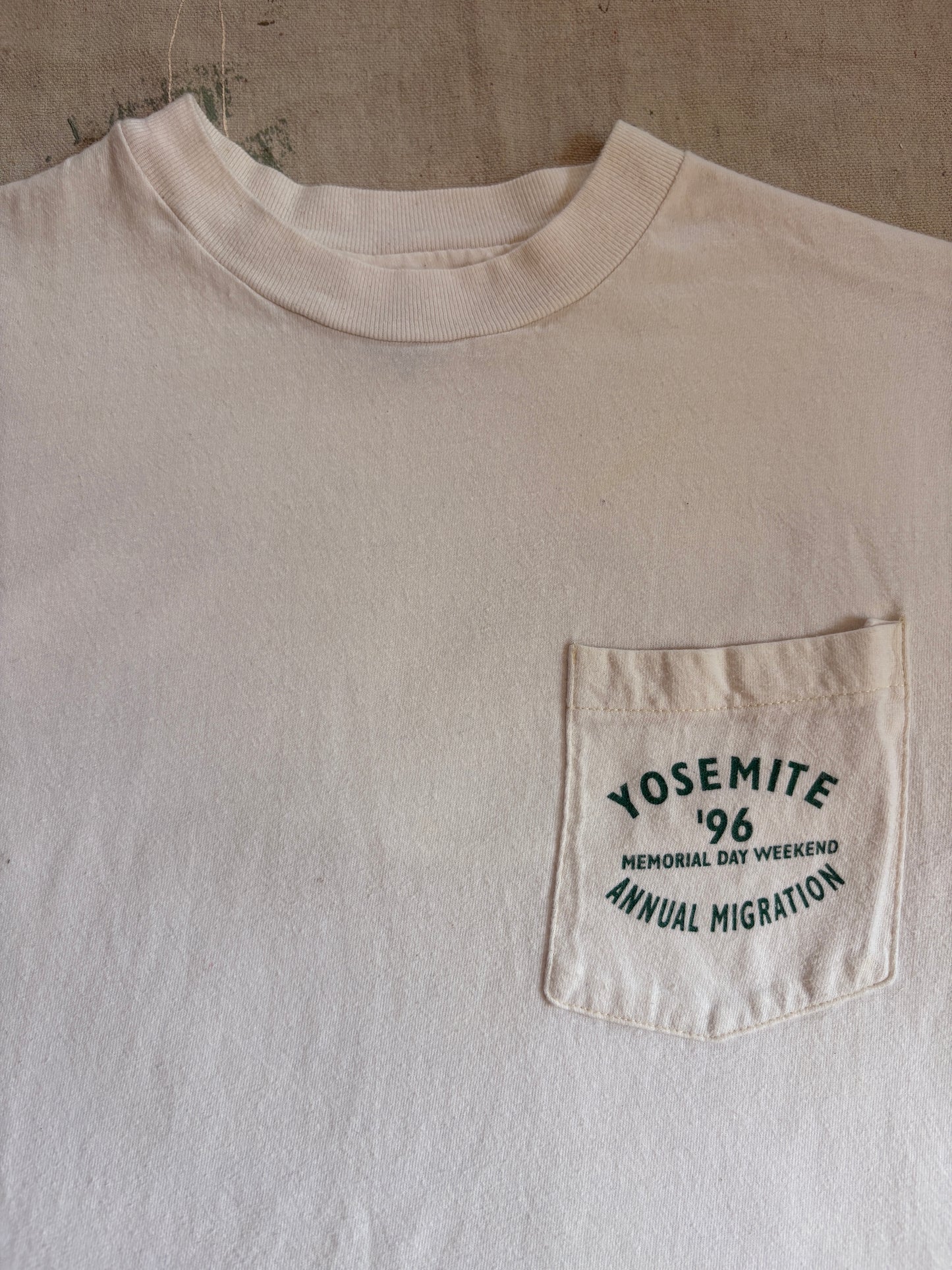 Vintage 90s Yosemite Annual Migration Pocket Tee