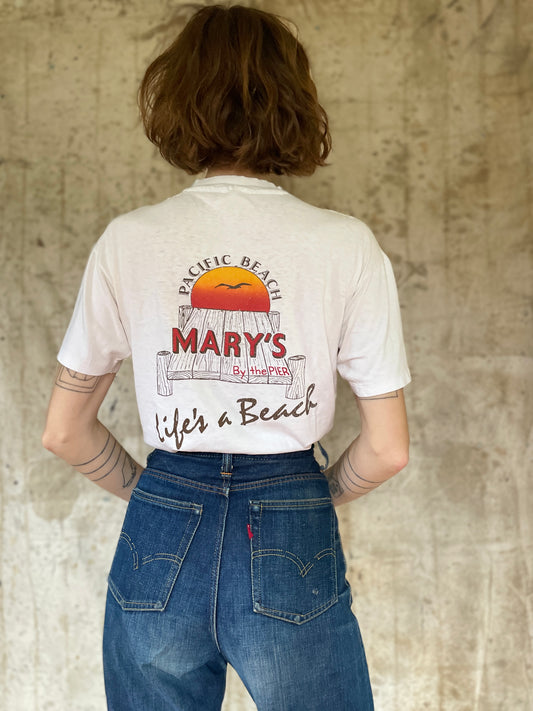 80s Mary’s By The Pier, Pacific Beach Tee