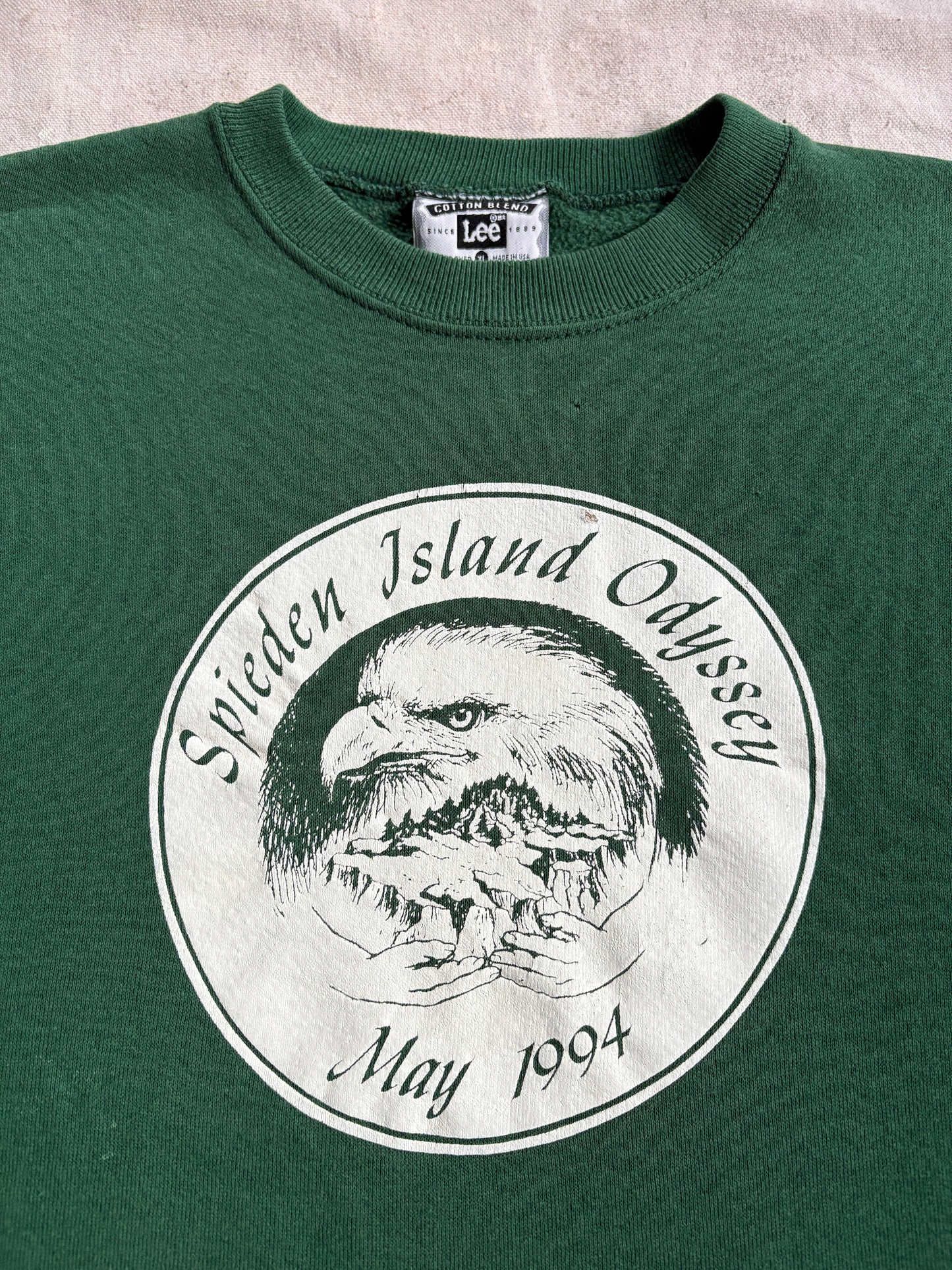 Vintage 1994 Spieden Island Washington Odyssey Sweatshirt