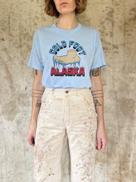 Vintage 80s Cold Foot Alaska Tee