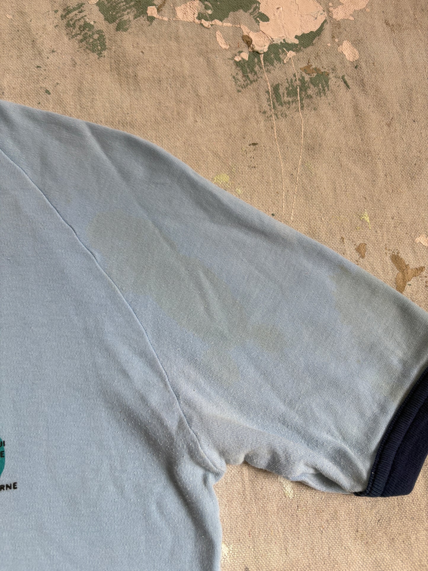 Vintage 80s New Zealand Ringer Tee