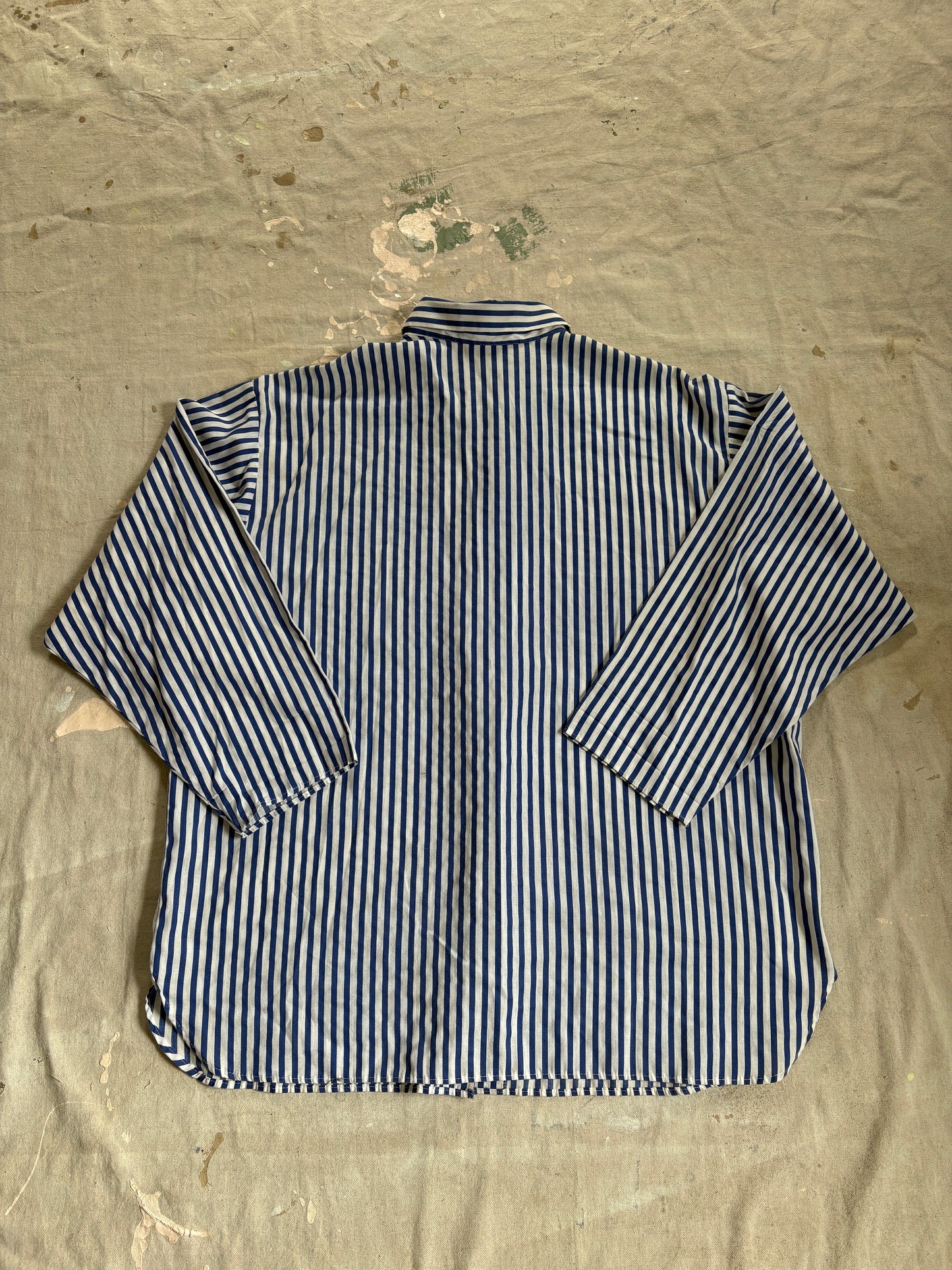 Vintage 90s Striped Button Up Shirt