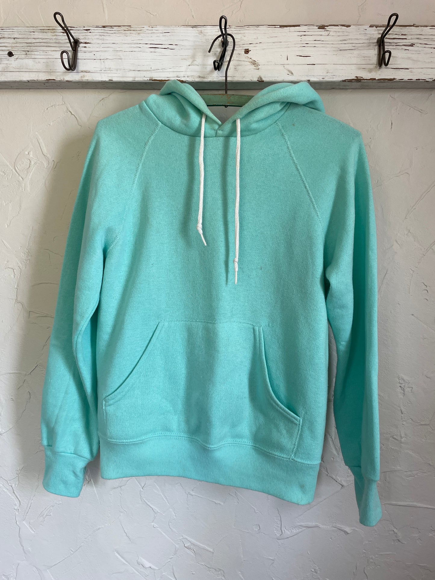 80s Teal Hoodie