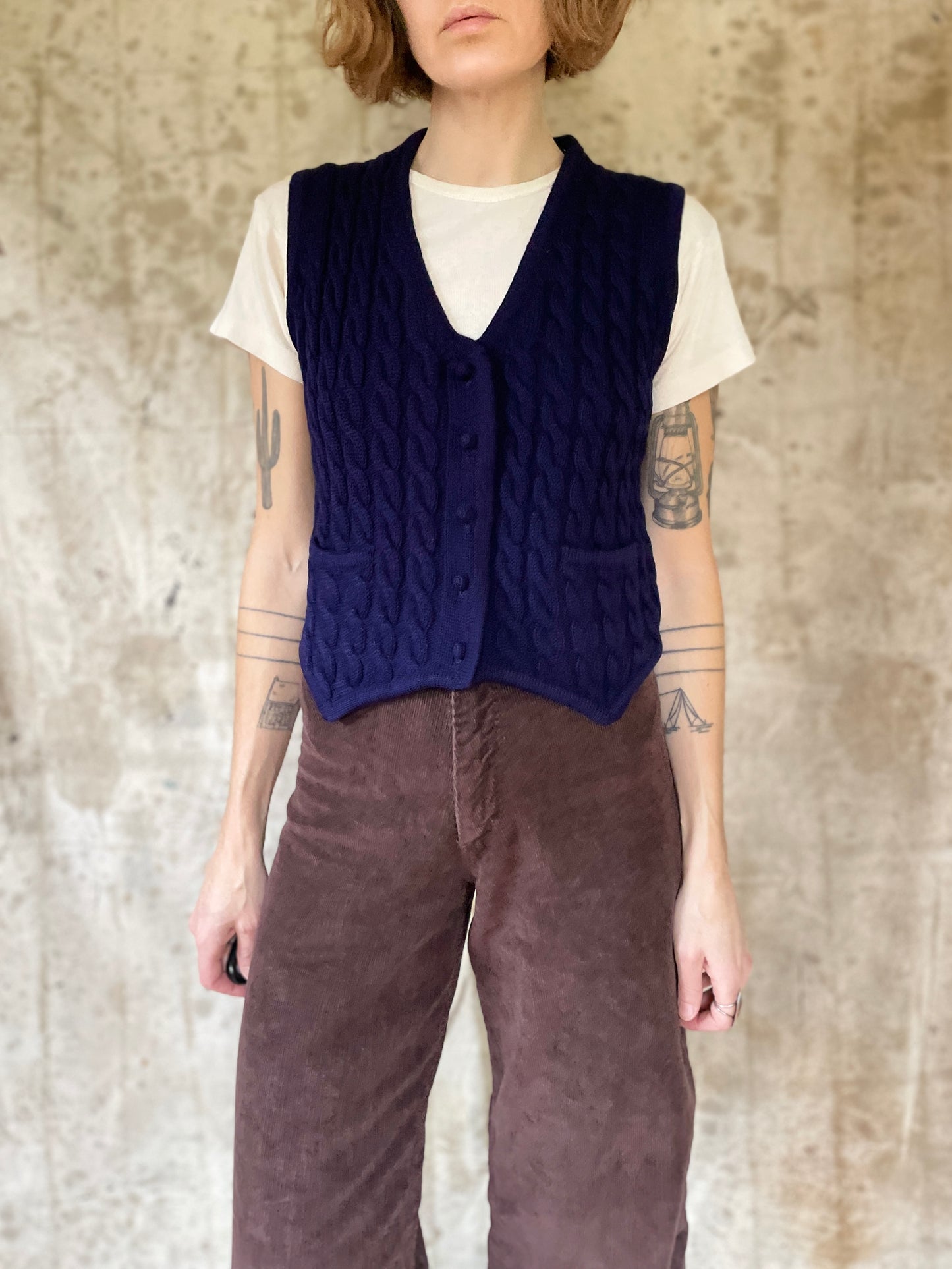 70s Wool Vest