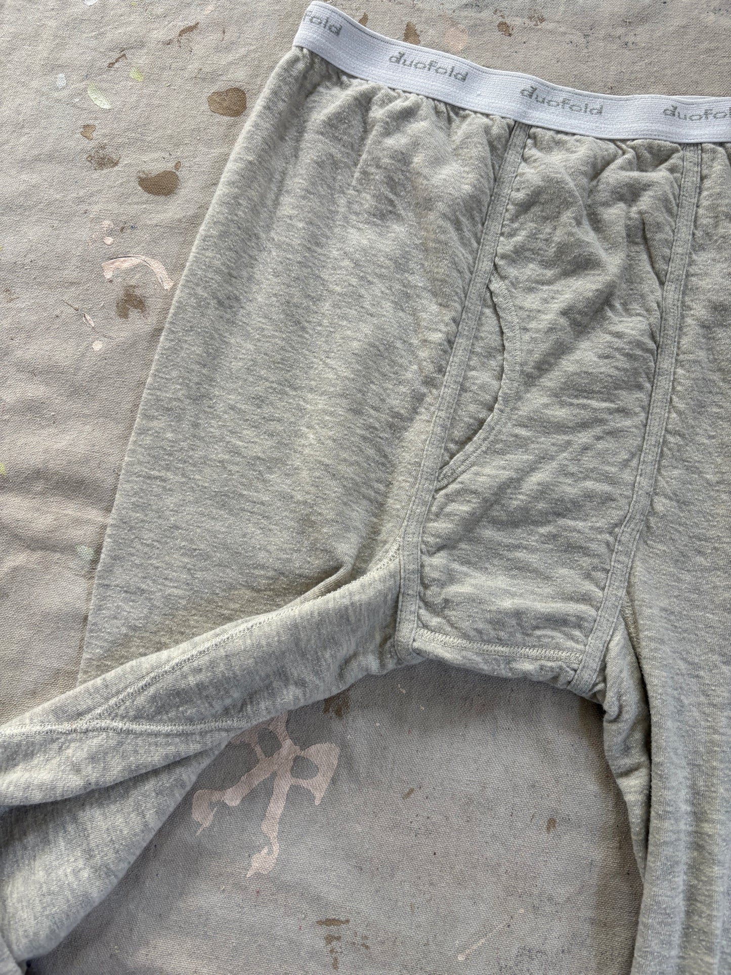 90s Duofold Heather Gray Long John’s Set
