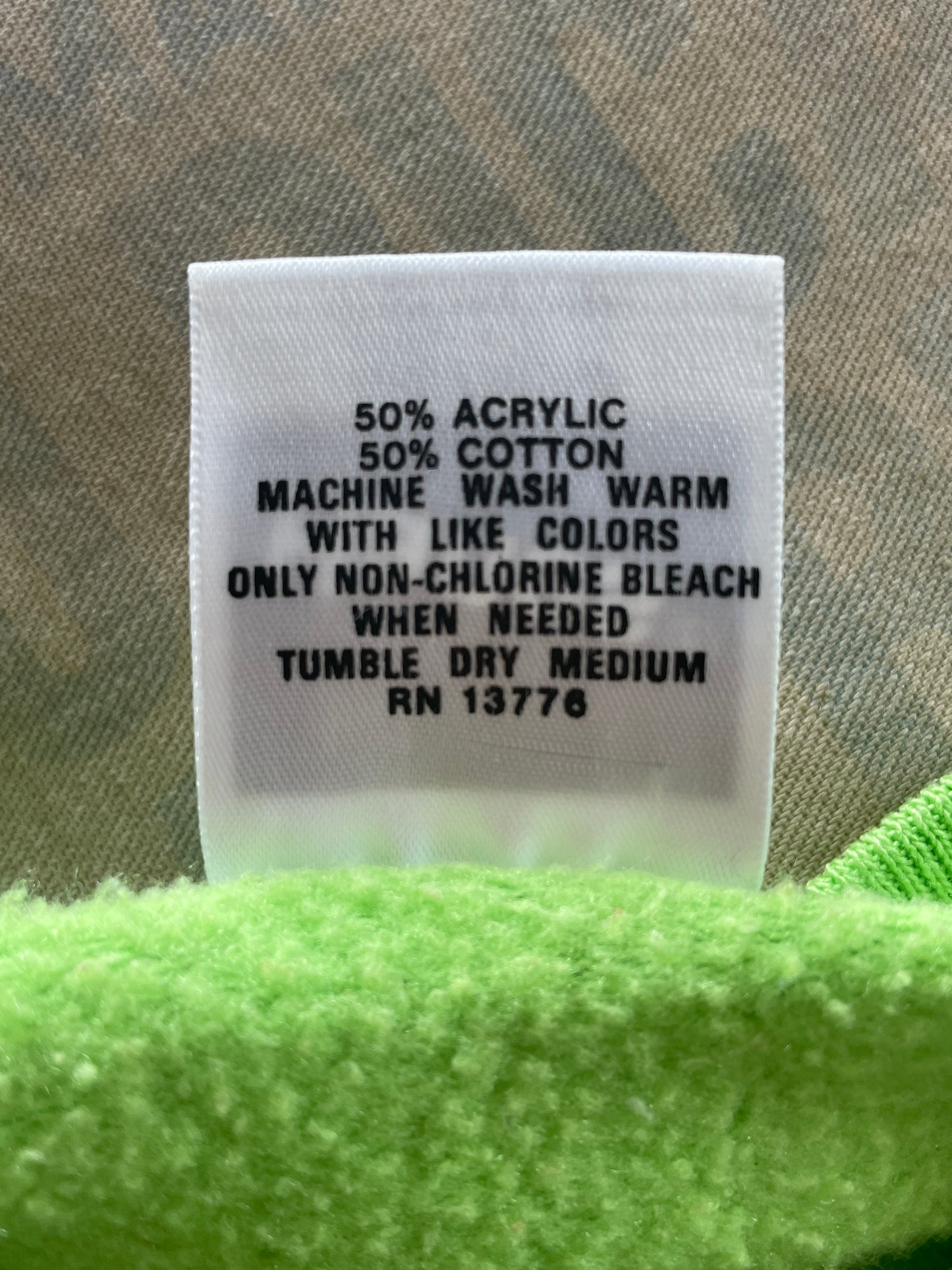 80s Blank Bright Green Sweatshirt