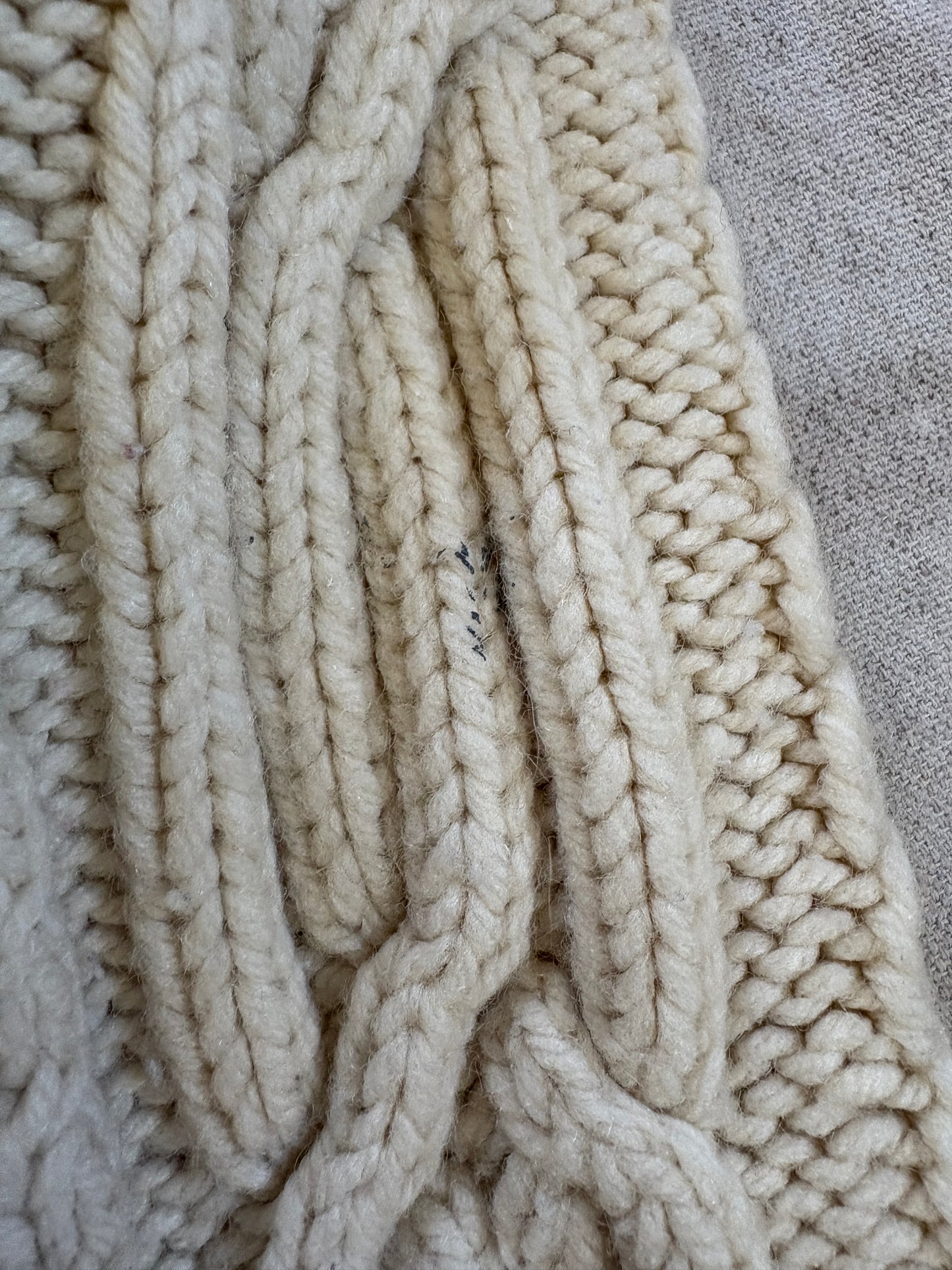 Vintage Fisherman Style Turtleneck Sweater