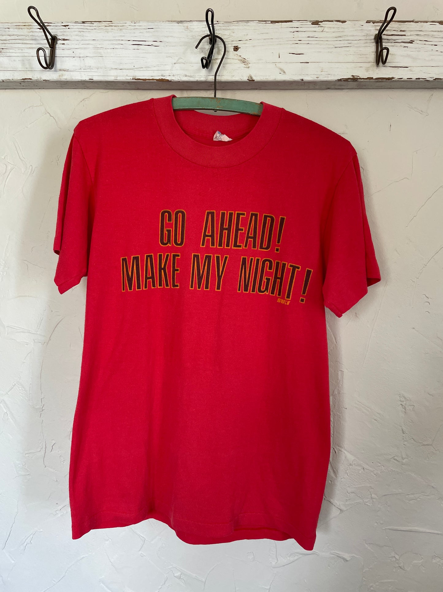 80s Go Ahead Make My Night Tee