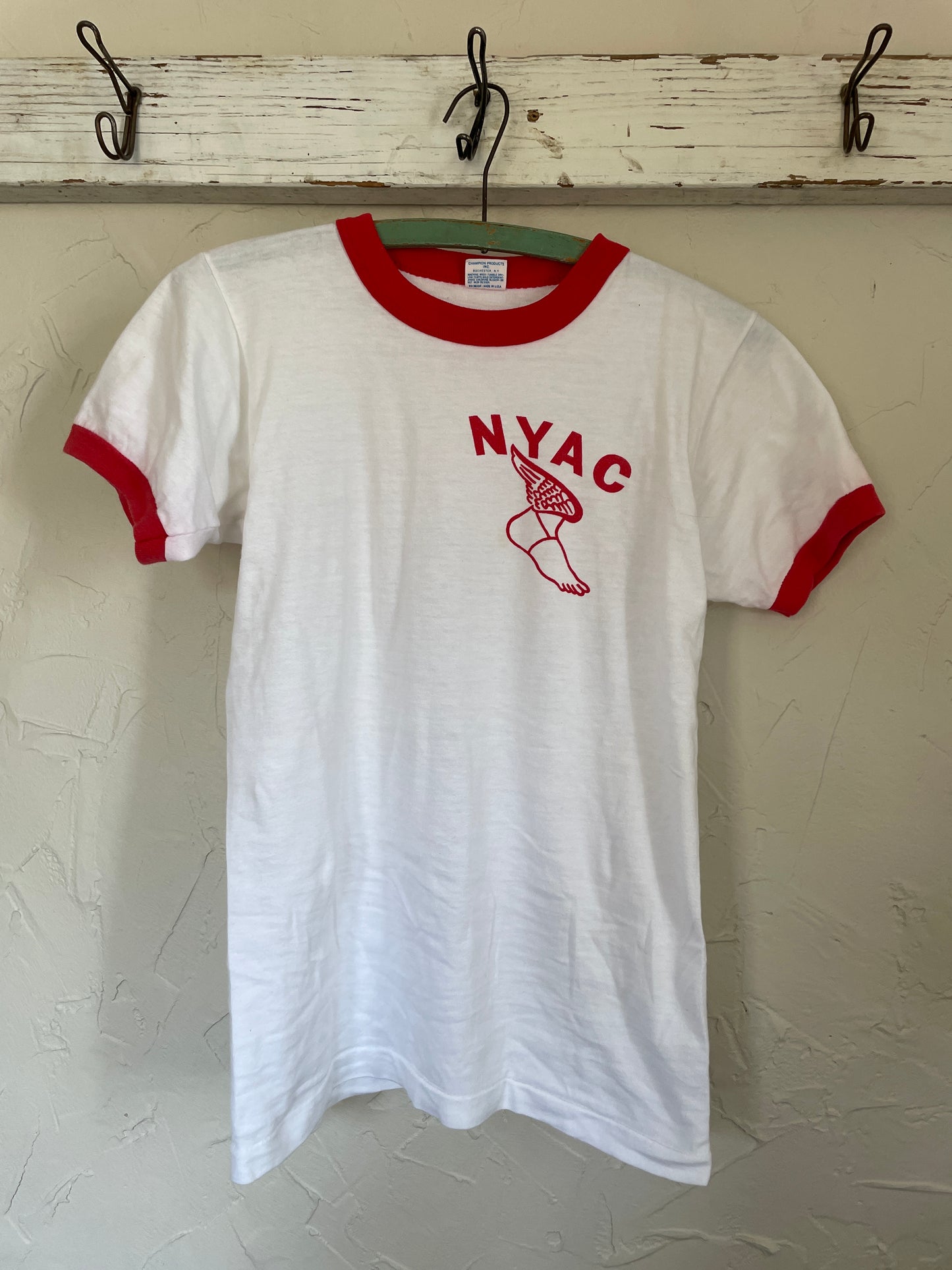 70s NYAC New York Athletic Club Ringer Tee