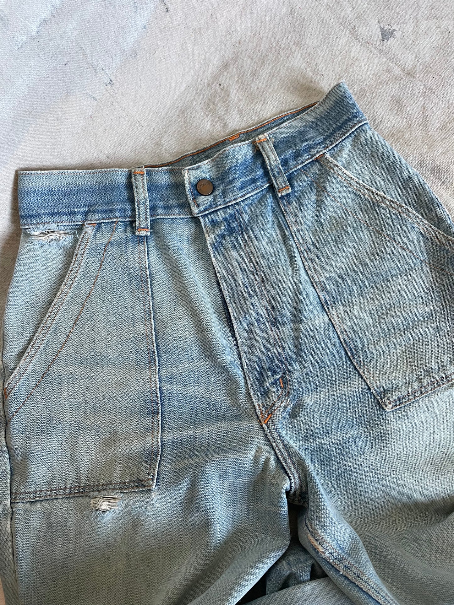 70s Wrangler Wide Leg Bell Bottom Jeans