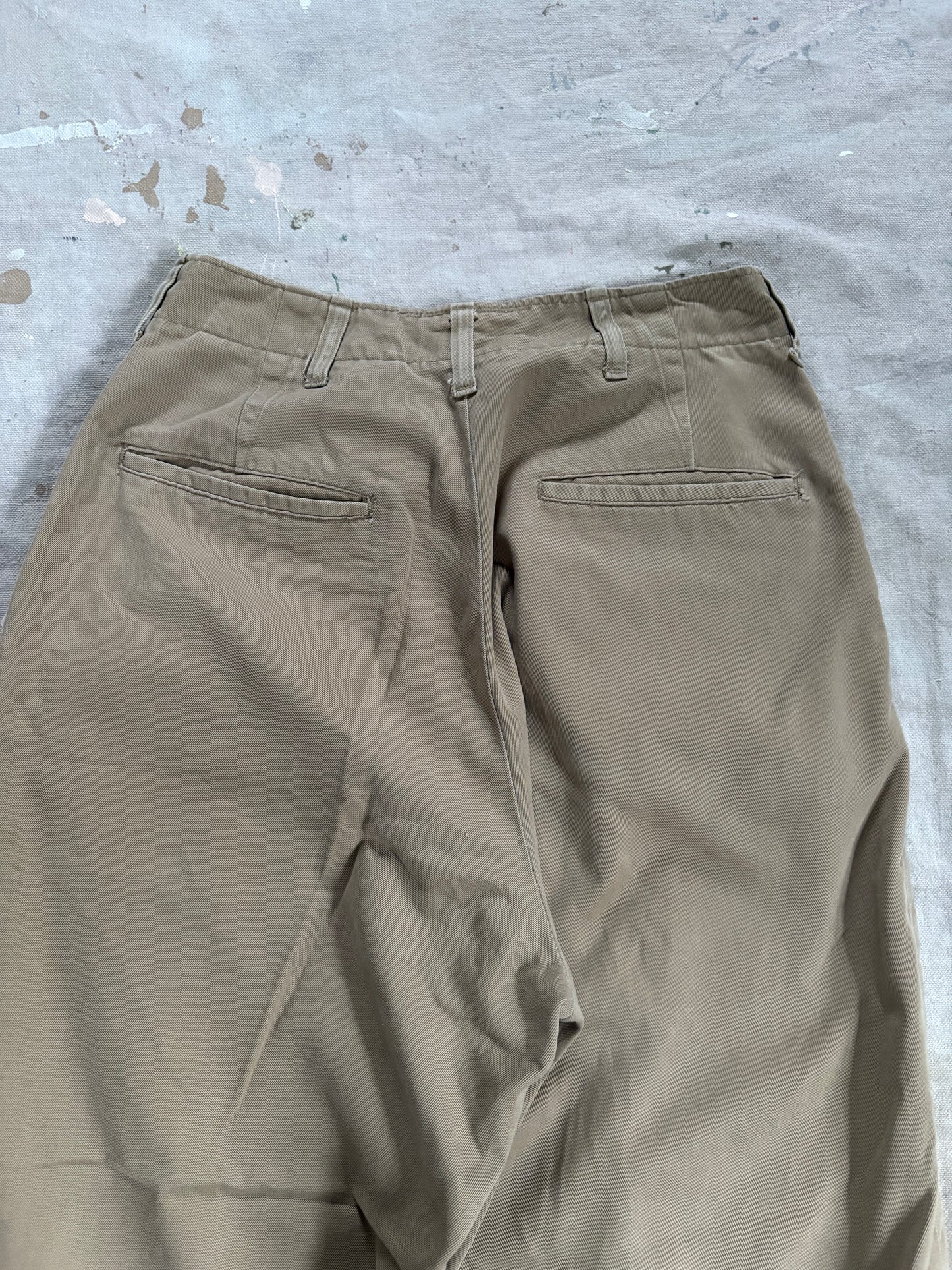 50s Military Khaki Trouser’s