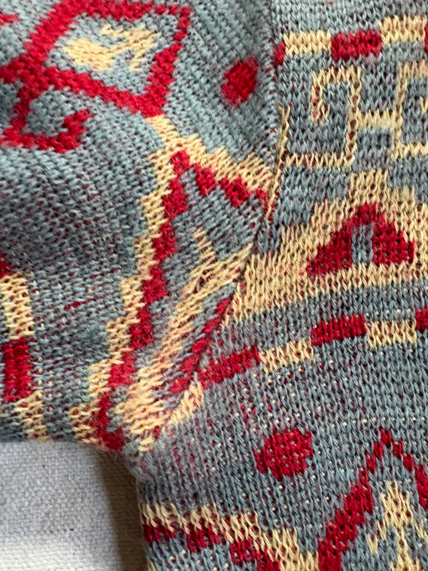 40s/50s Geometric Sweater