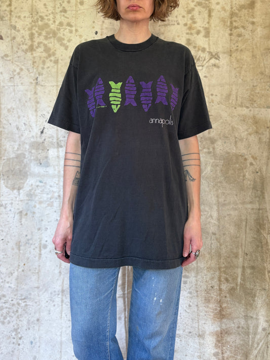 Vintage 80s Annapolis Fish Tee