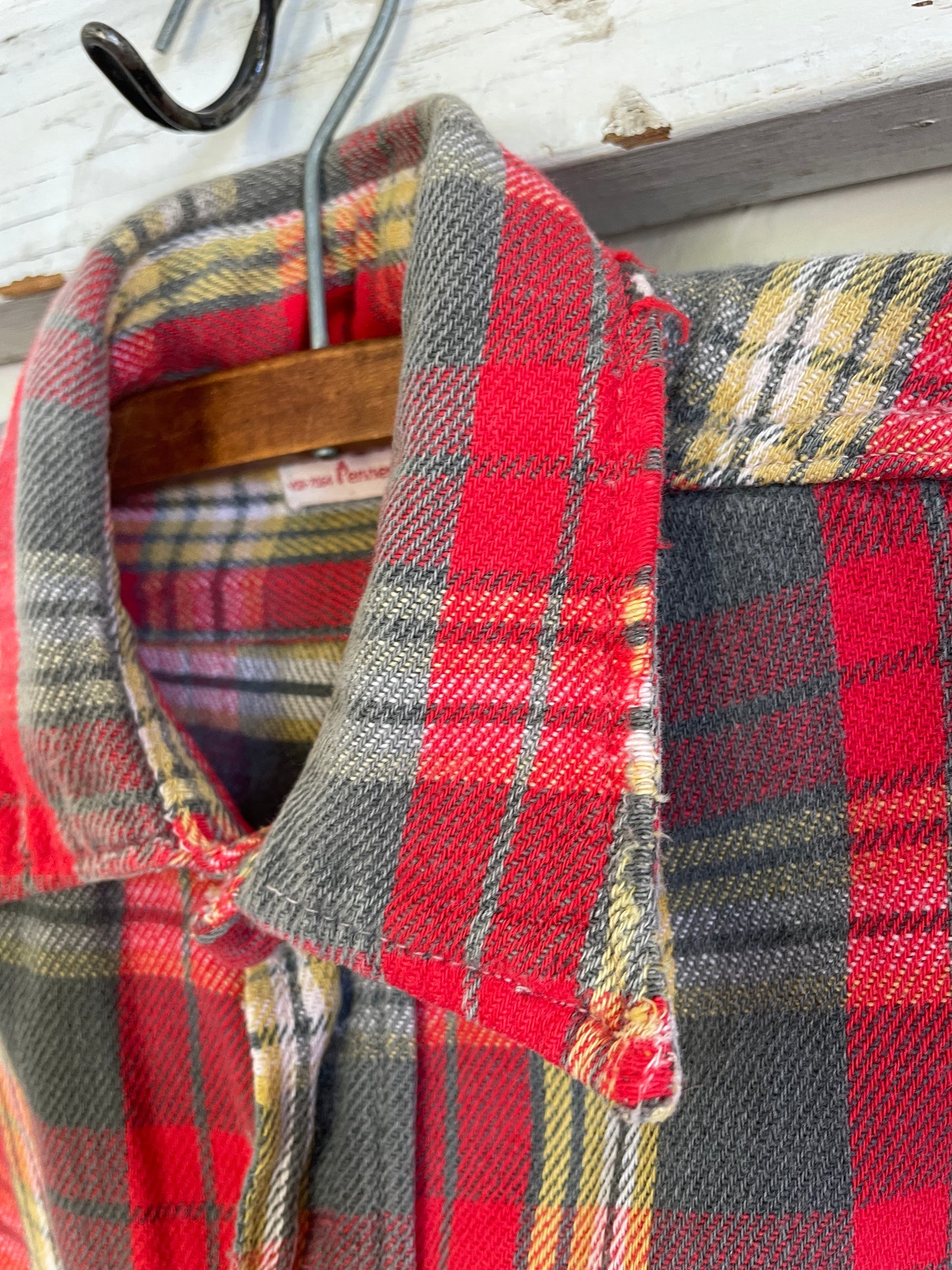 60s Penney’s Plaid Flannel Shirt