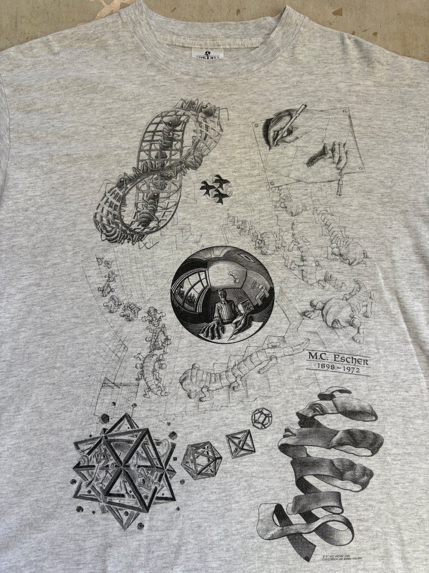 Vintage 90s MC Escher Long Sleeve Tee