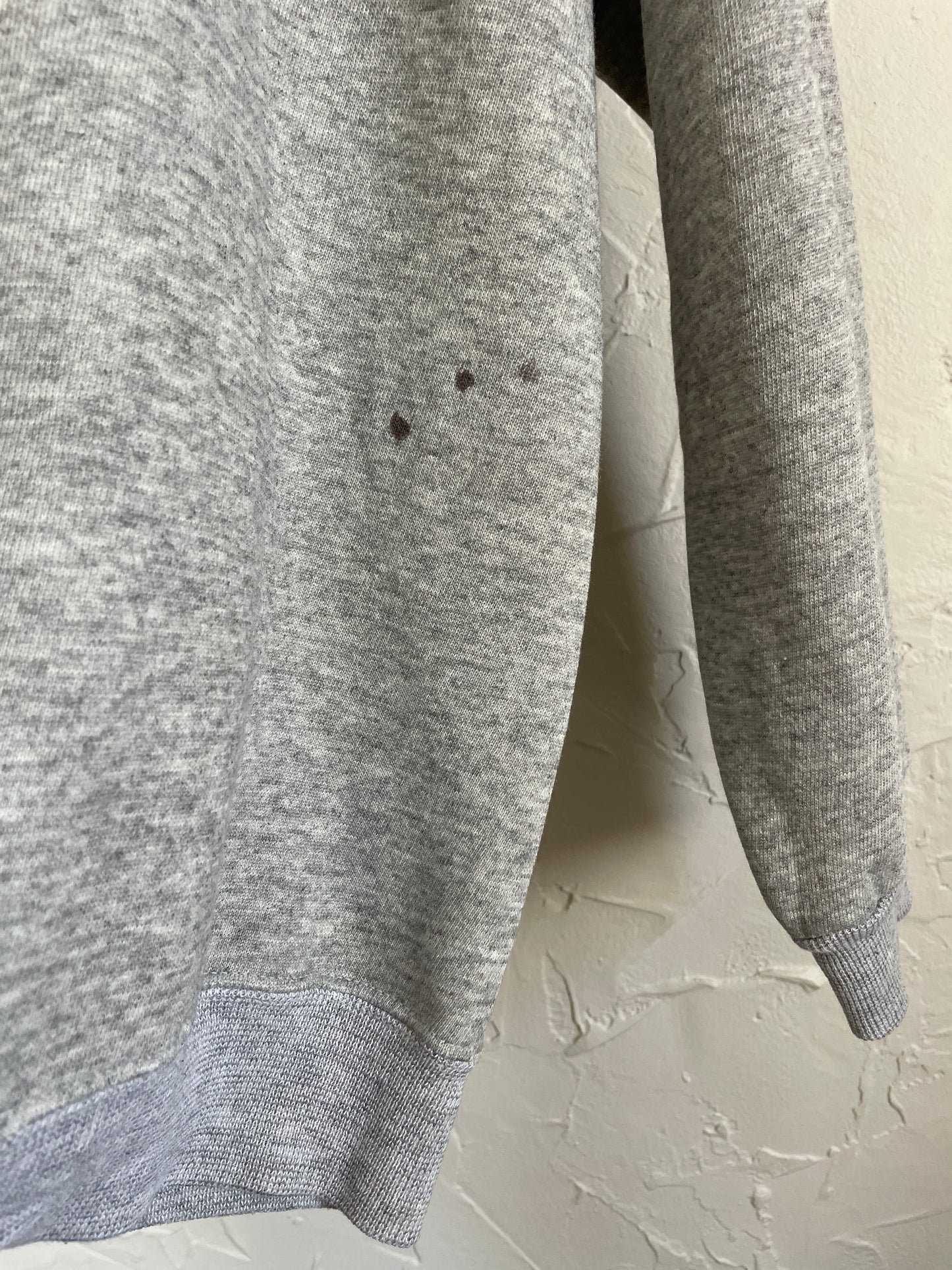 80s Blank Heather Grey Sweatshirt