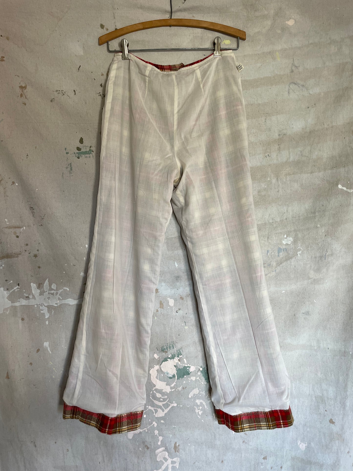 70s Plaid Pendleton Pants