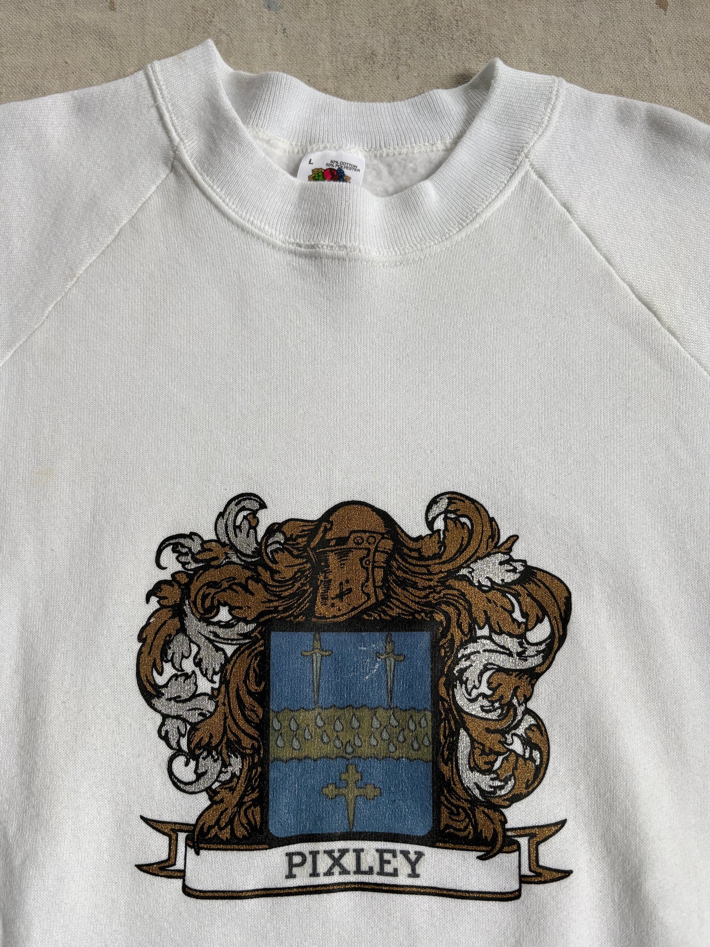 Vintage 90s Pixley Crest Sweatshirt
