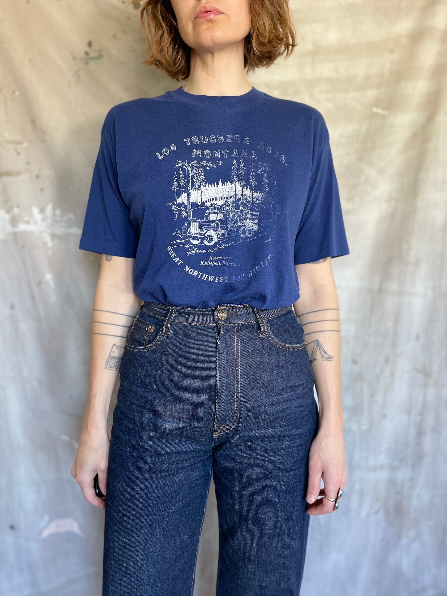 80s Log Truckers Assn. Montana Tee