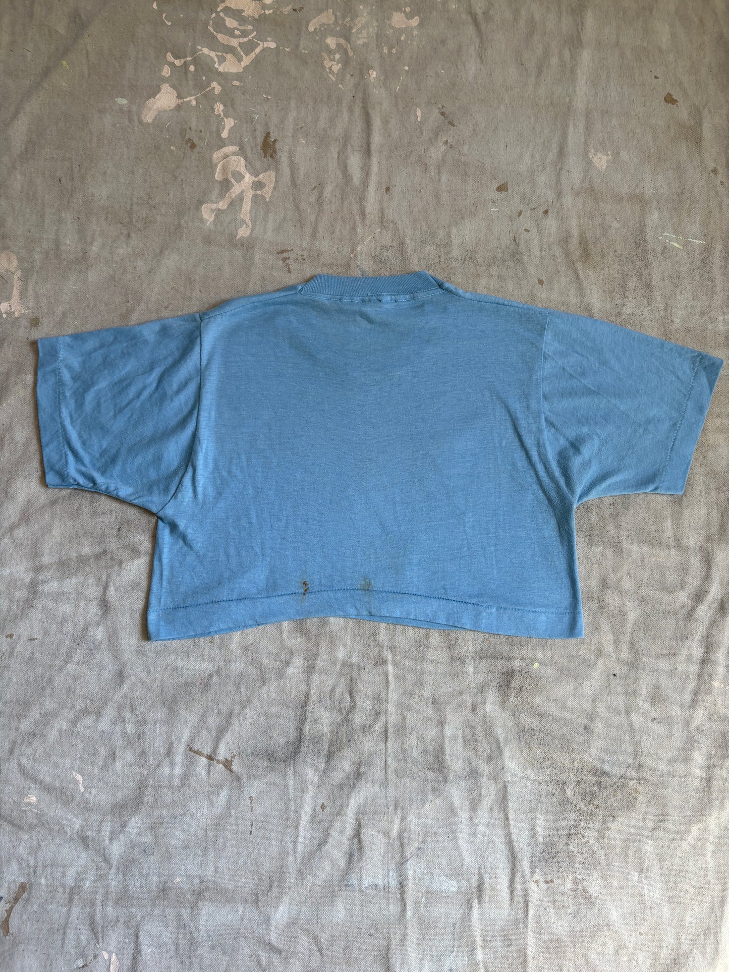 80s Star Twilight 5k Run Cropped Tee