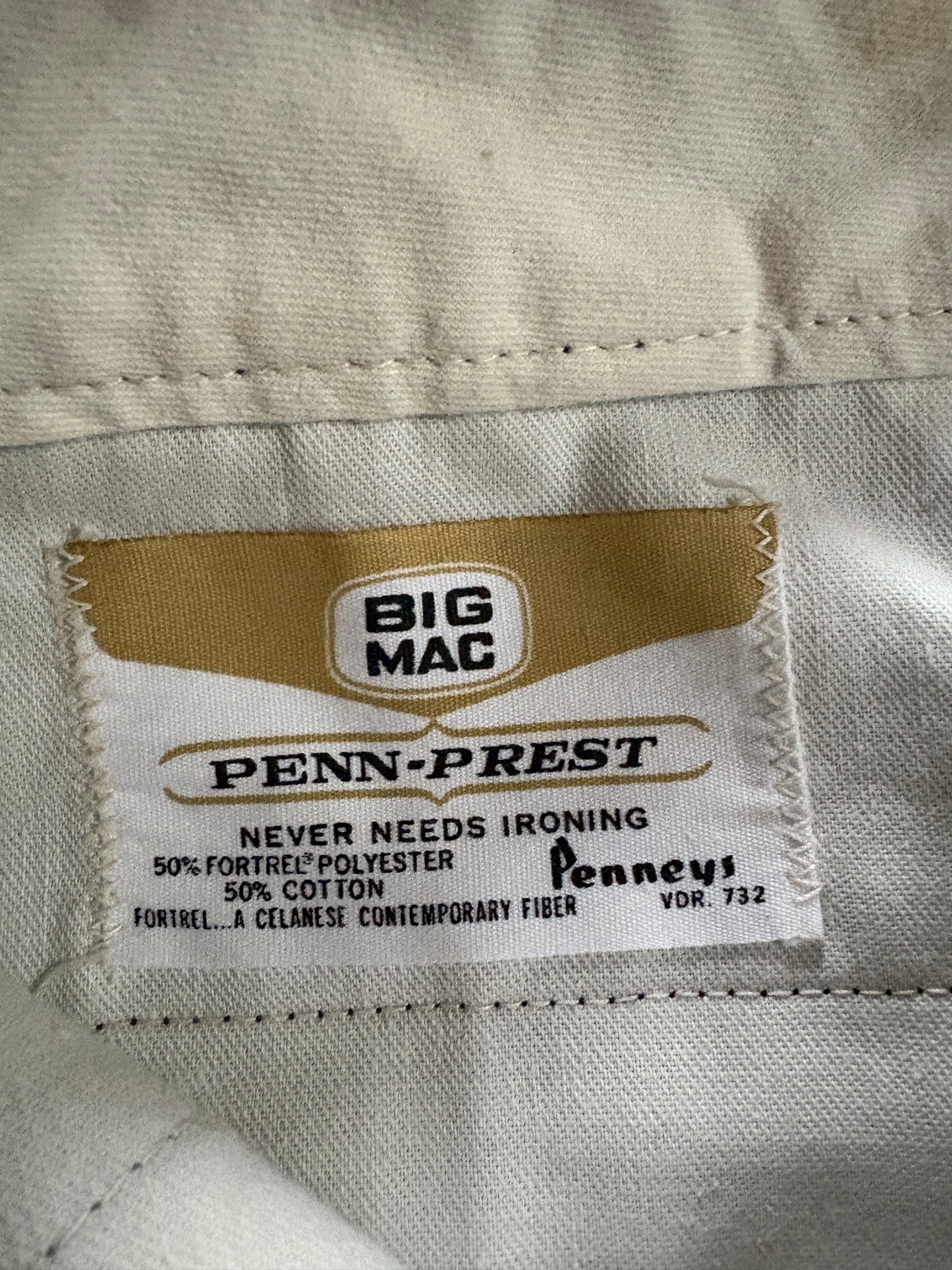 70s Big Mac Penn-Prest Blue Slacks