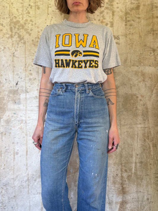 Vintage 80s University Of Iowa Hawkeyes Tee