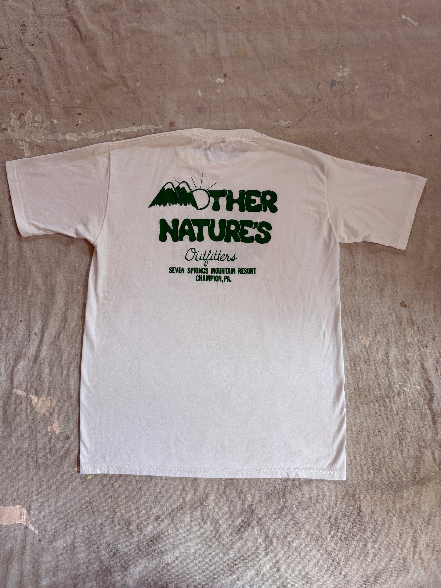 Vintage 80s Ski Your A** Off Seven Springs Champion PA Tee