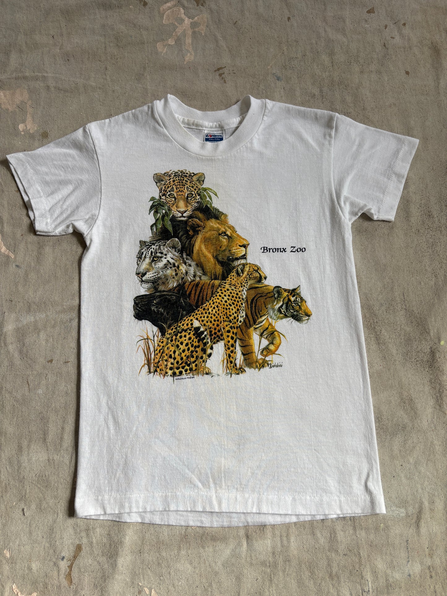 Vintage 80s Bronx Zoo Animal Tee