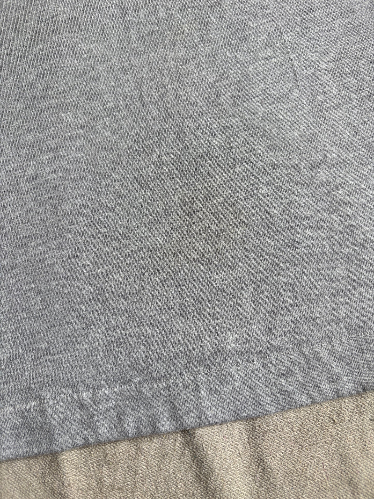 Vintage 80s Blank Gray Pocket Tee