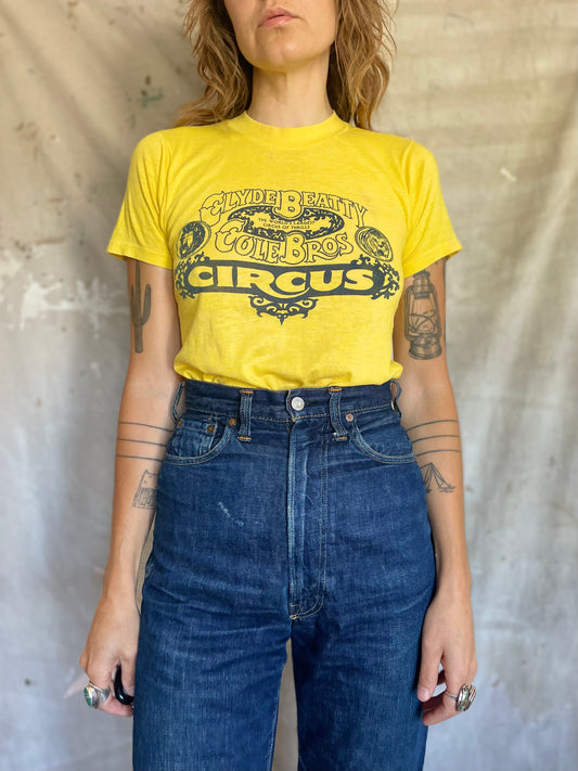 80s Clyde Beatty Cole Bros Circus Tee