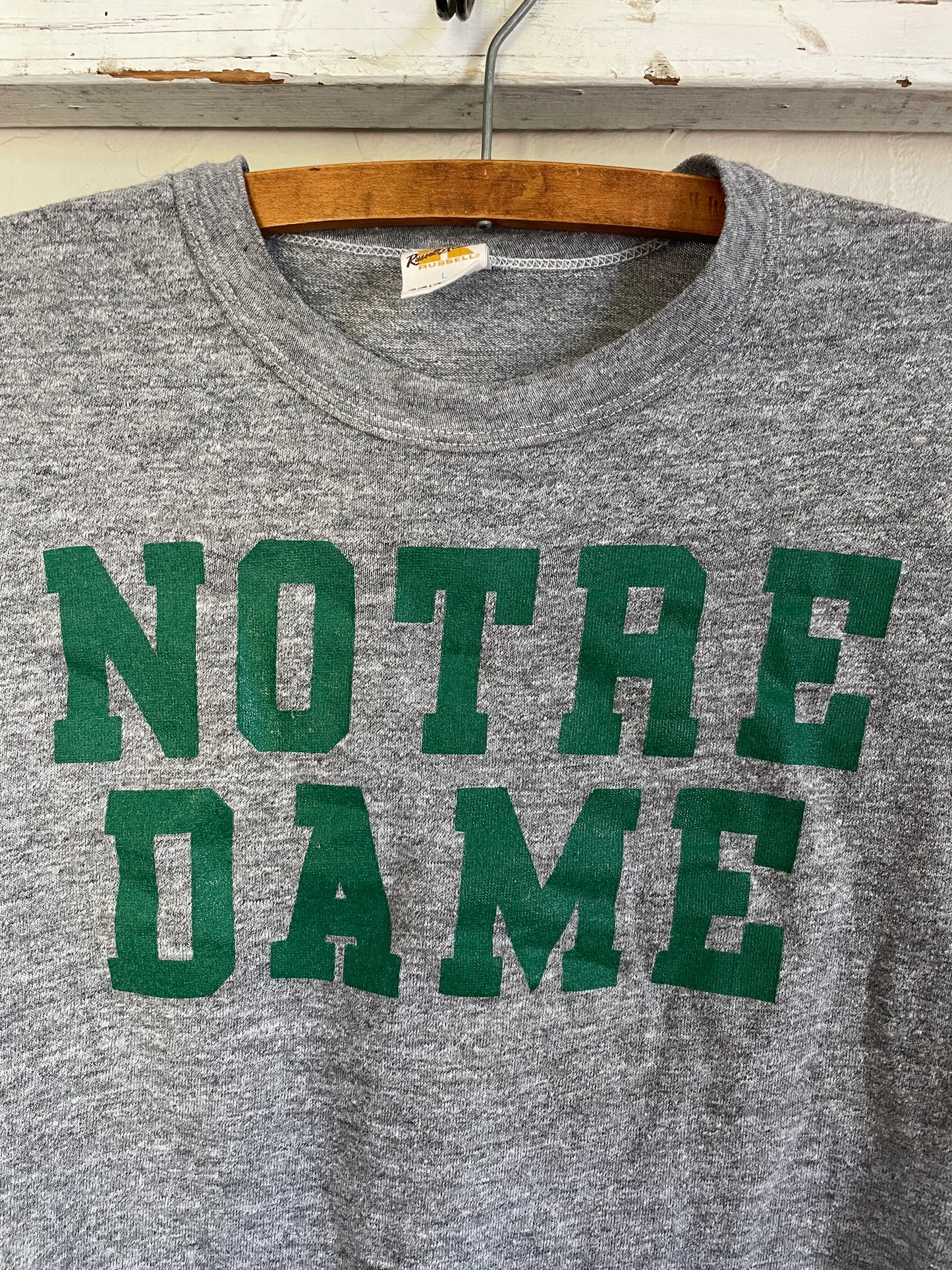 70s Notre Dame Cropped Tee