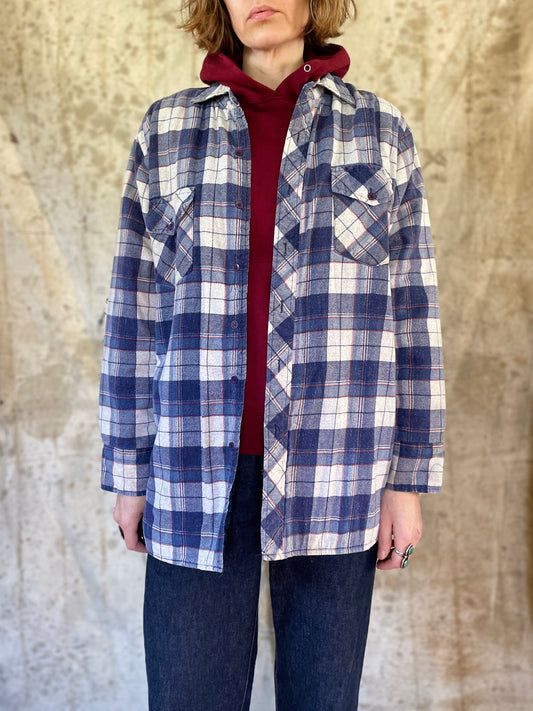 90s Quilt Lined Flannel Shirt