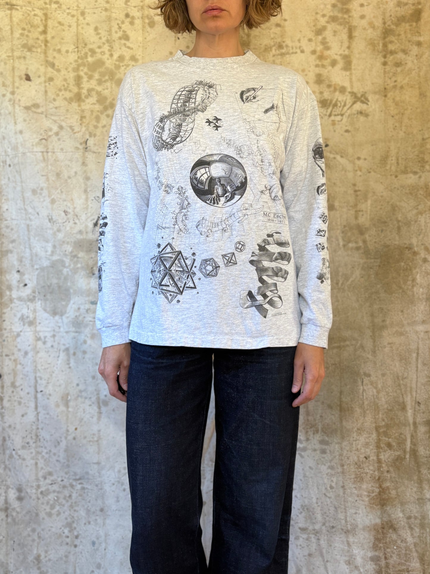 Vintage 90s MC Escher Long Sleeve Tee