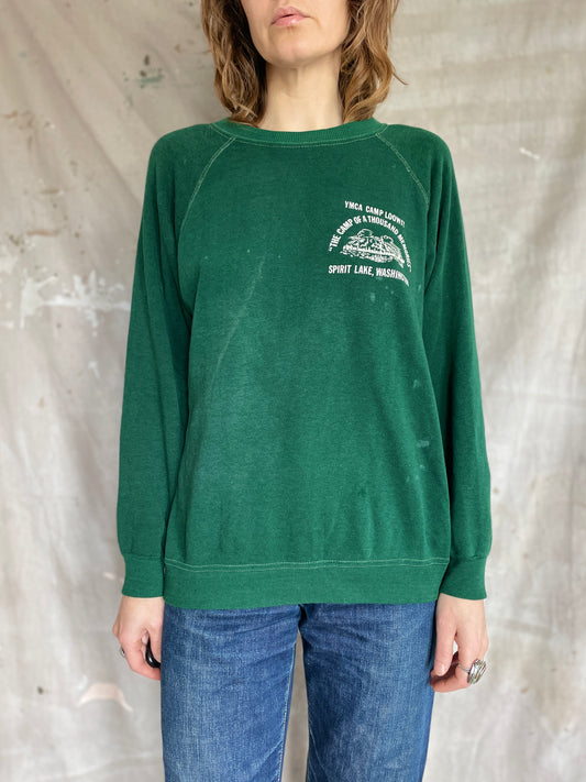 70s YMCA Camp Loowit, Spirit Lake, Washington Sweatshirt